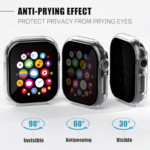 Image of Privacy Case for Apple Watch Screen Protector Series 10 /11 46mm