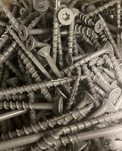 Velocity Exterior Wood Screw Site-Case - 550 Screws in 6 Popular Sizes and 4 Hexstix Star Drive Bits