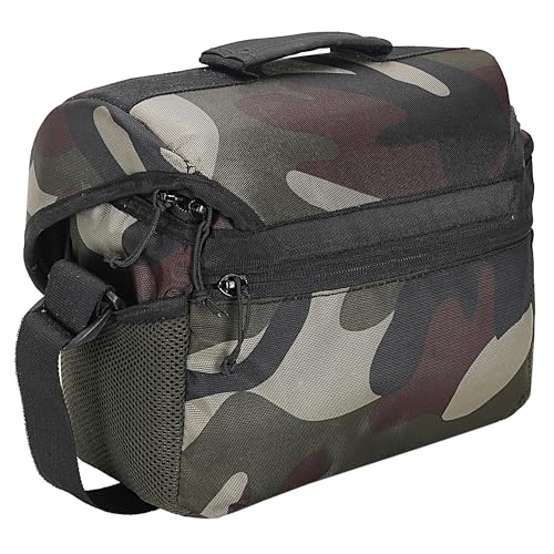 Image of Camera Bag Compact Retrospective Camera Shoulder Bag for DSLR /SLR & Mirrorless - Fits Nikon, Canon, Sony - Camera Bag for Travel - Shockproof Sling Case for Lens - Water-Resistant