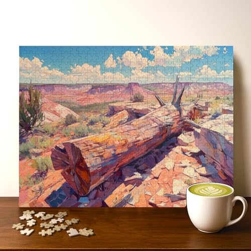 Petrified Forest National Park Casse-tête 500 pcs bois - 20 x 15 po