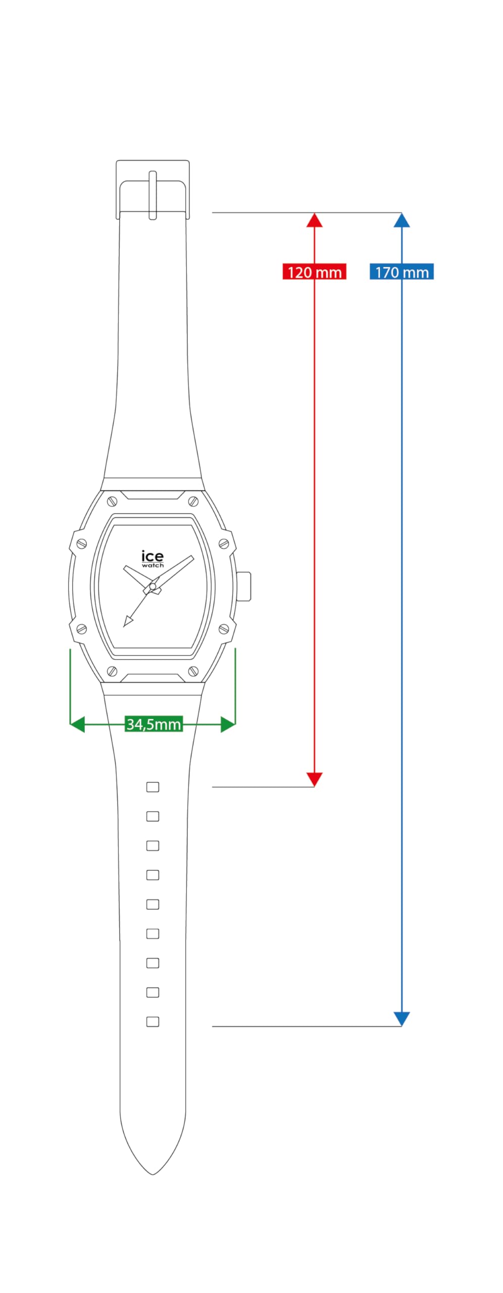 Ice-Watch - ICE boliday - Zegarek damski z silikonowym paskiem (Mały)