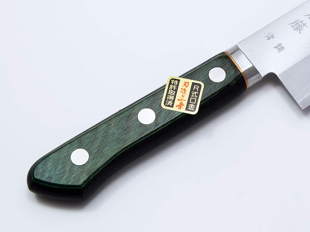 Amazon | 堺石藤 青鋼本割込 三徳包丁 | 堺石藤 | 三徳包丁