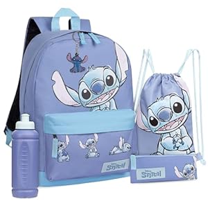 Disney Stitch Schultaschen-Set 5-teilig