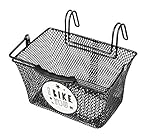 Malla de acero Basil Tivoli Cestino per bicicletta, Unisex Adulto, Nero, 26 x 16 x 15 cm