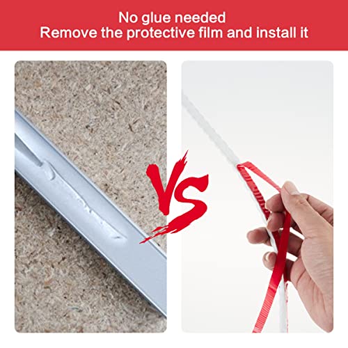 Vickes Paintable 0.6In X 16.4Ft Flexible Molding Trim Self Adhesive, Peel And Stick Crown Molding Edge Trim, Waterproof Ceiling Furniture Border Decor Moulding For Door, Cabinet Frame -White #TOP2