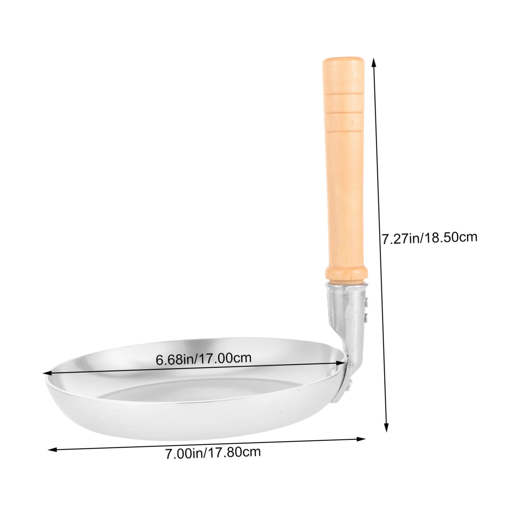 VALICLUD Oyakodon Pan Multi Functional Egg Fry Pan Portable Mini Skillet for Breakfast Japanese Cuisine Ergonomic Design Construction Compatible with Gas Stoves