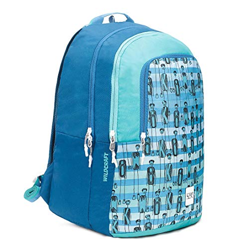 Image of Wildcraft Wiki 5 Character 4 Compartment Backpack Blue (11966 Blue)