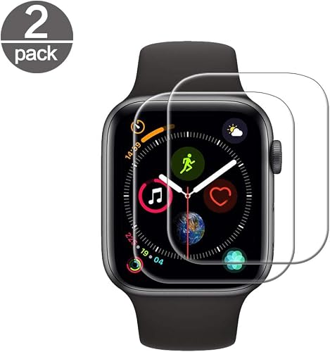 TUUT Pellicola Vetro Temperato per Apple Watch Series 44mm 9H Durezza Curva 3D Copertura Completa Senza Bolle Vetro Temperato Resistente Urti Protettiva Trasparente TUUT Pellicola Vetro Temperato per Apple Watch Series 44mm 9H Durezza Curva 3D Copertura Completa Senza Bolle Vetro Temperato Resistente Urti Protettiva Trasparente