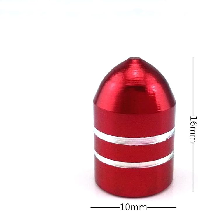 24 tapas de válvula de bicicleta de aluminio en colores surtidos miniatura 4