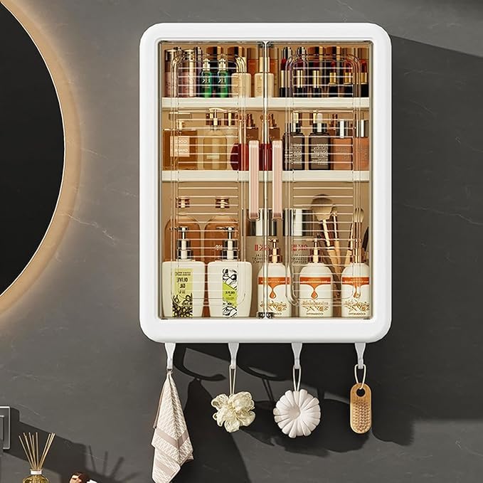 FORSQUARE Wall Mounted Cabinet – Durable Wooden Storage Cabinet for Kitchen, Living Room & Office | Space-Saving & Stylish Design-image-8