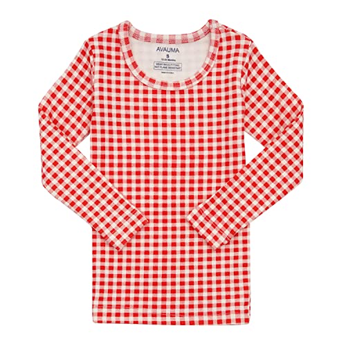 Image of AVAUMA Baby Boys Girls Pajama Set 6M-7T Kids Cute Toddler Snug fit Pattern Design Pjs Cotton Sleepwear