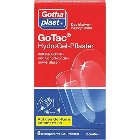 Gothaplast GoTac Hydro Gel-Pflaster, 8 pcs. Plaster Cover