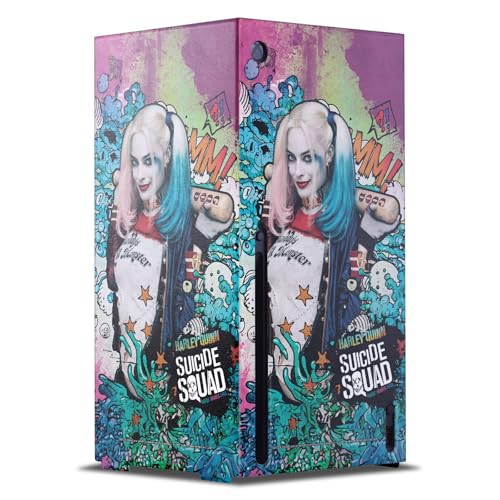 Autocollant Xbox Series X Suicide Squad finition premium Harley Quinn