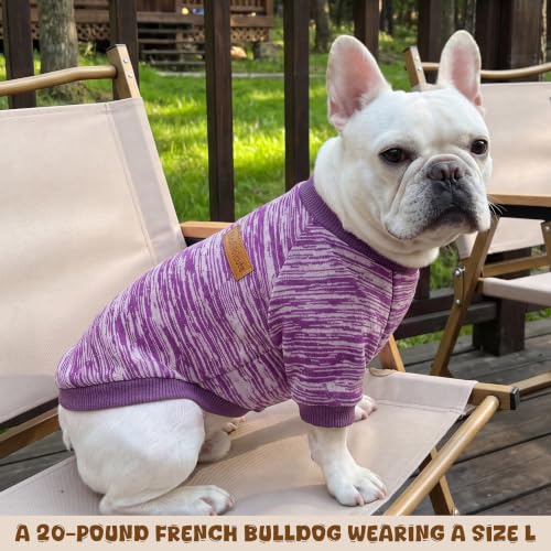 Image of 4 Pack Dog Sweaters for Small Dogs Girl Boy Winter Fleece Clothes Warm Soft Dog Sweatshirt Outfit for Dogs Cats Pet Apparel