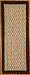 Natural Area Rugs 100% Natural Fiber Half Panama, Seagrass Sage, Handmade Stair Treads Carpet Set of 13 (9"x29") Espresso Border