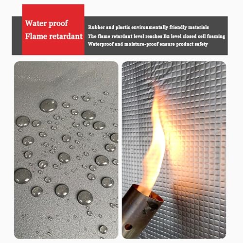 Aislamiento térmico de aluminio autoadhesiva e impermeable para silenciador de coche 7