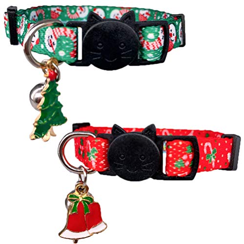 Cluos Katzenhalsbänder mit Glöckchen, 2 Stück