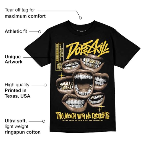 Image of DopeSkill Graphic Tee Streetwear Hip Hop Hypebeast Unisex T-Shirt Sneaker Colour Matching Shirts Rapper Mouth