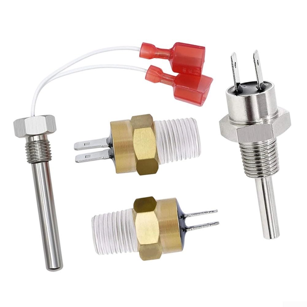 Kit de reparación de calentador de piscina para Pentair con sensor de humo de pila y termistor, incluye interruptor de límite alto y sensor de temperatura del agua de salida de entrada para