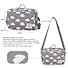 MOMIGO Baby Diaper Caddy Tote Baby Stroller Bag Nursery Storage Bin for Wipes & Toys Mini Diaper Bag for Outdoor (Grey Cloud)