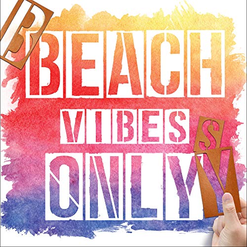 Artskills Letter And Number Paper Stencils For Craft Painting, 2", 3", And 6", 6-Pack #TOP6