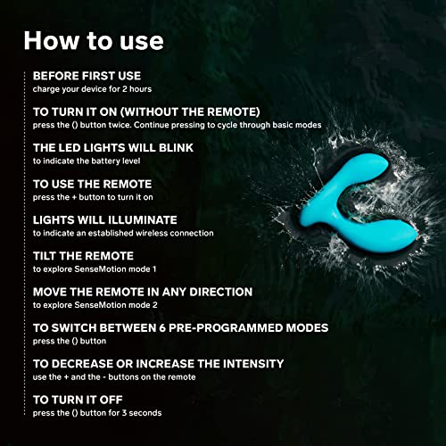 Lelo Hugo Prostate Massaging Butt Plug Sex Toy For Men Remote Controlled Vibrating Male Anal Sex Toys With Remote Control Vibrator, Blue #TOP4