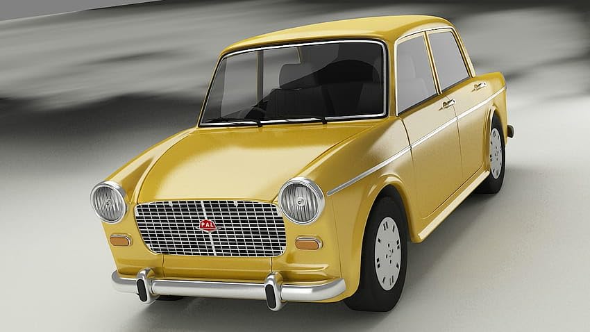 Image of Pull Back Vintage Car Collectable Fiat Padmini Toy Car for Kids | Wonderful Design and Bold Looks | Miniature Scaled Models Non-Riding Toy Vehicle (Colour as per Availability)