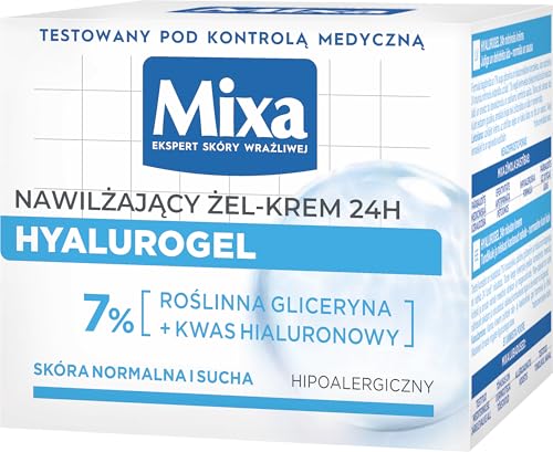 Mixa Hyalurogel Krem Nawilżający, 50 ml