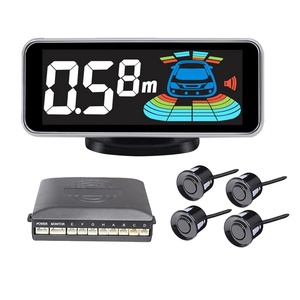 Sensori Di Parcheggio Auto Con Display - 4 Sensori Radar Posteriori | Kit Parcheggio Assistito - Foto 7