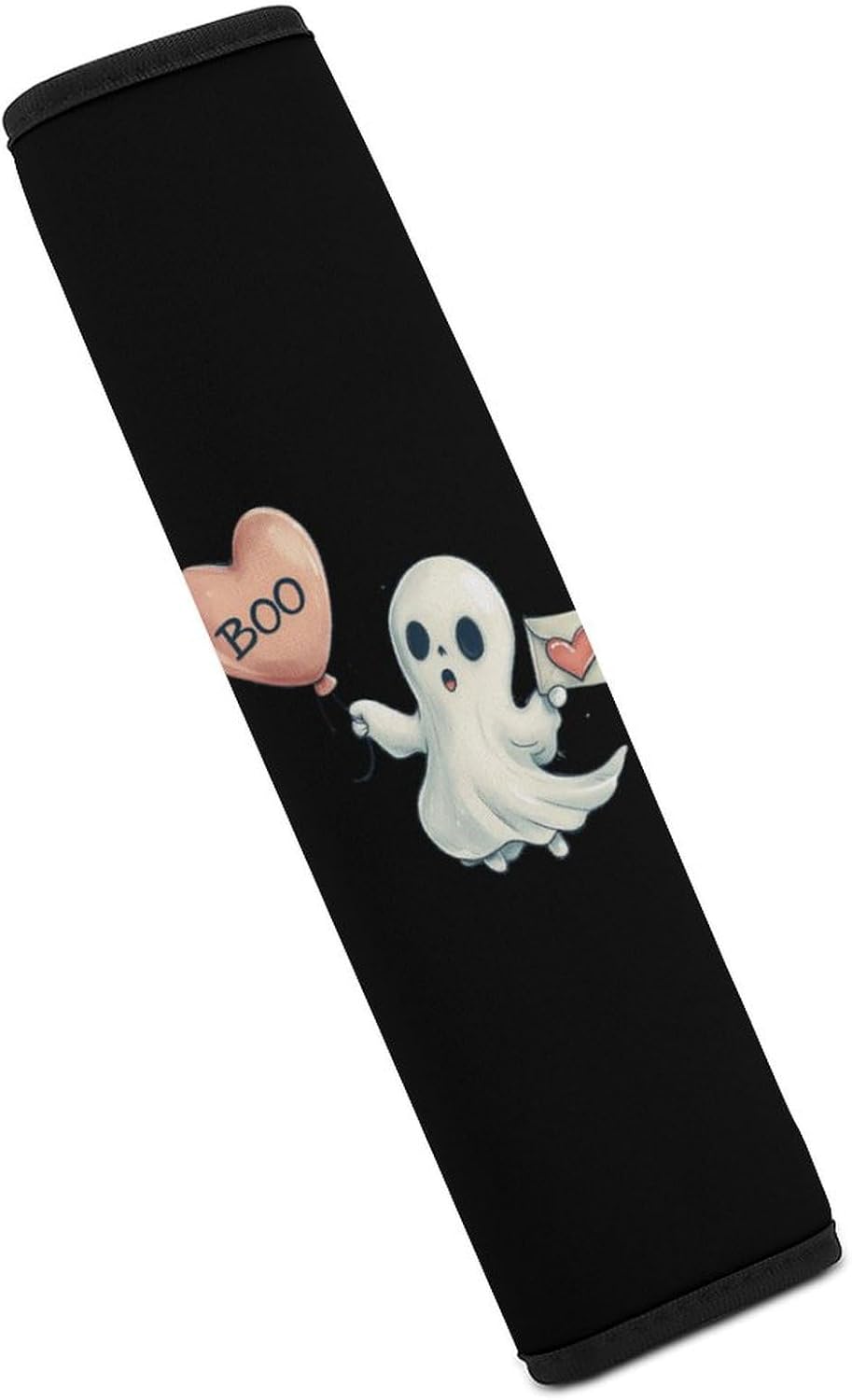 Cute Ghost Boo Car Seat Strap Covers Soft Seat Strap Shoulder Pads Seatbelt Covers for All Car Seats 2PCS