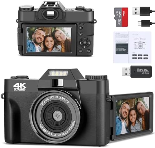 Amazon.com : Generic Digital Camera for Photography and Video, 4K 48MP ...