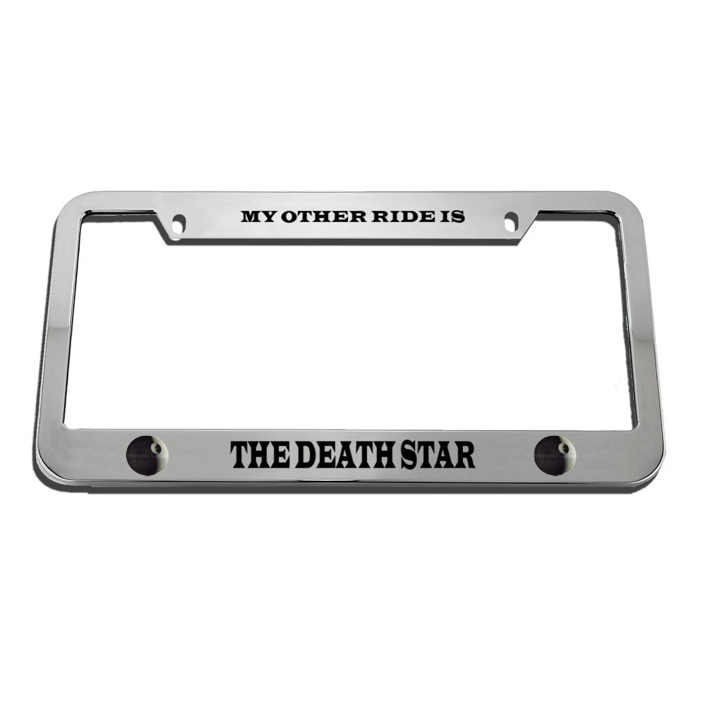 Speedy Pros My Other Ride is The Death Star License Plate Frame Tag Holder - Review, Price and Buying Guide