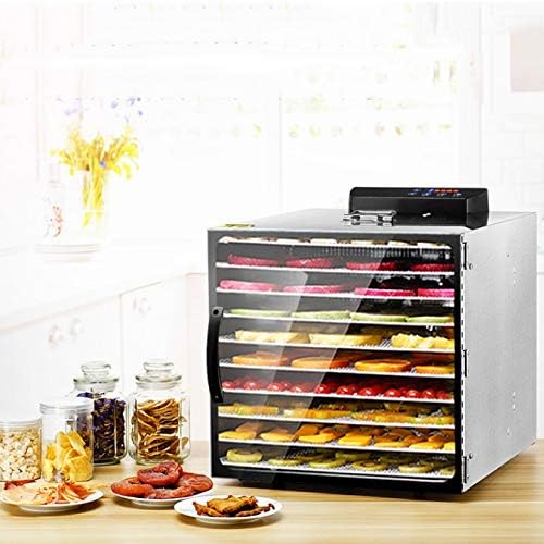 10 Layers Commercial Professional Fruit Food Dryer Stainless Steel Vegetable Pet Meat Air Electric Dehydrator image 4