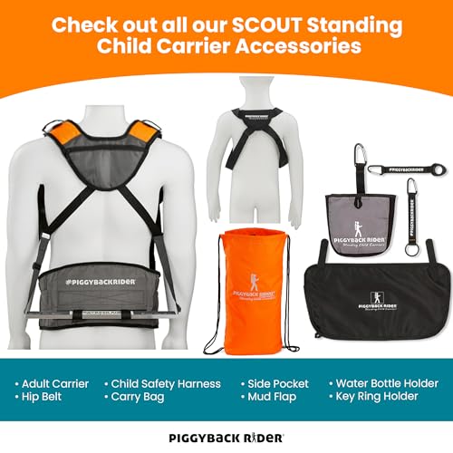 Piggyback Rider Arnês de segurança infantil – sobressalente ou substituto para carregar crianças em