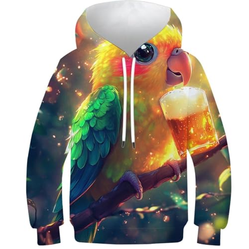 Sweat à capuche enfant Parrot's Brew : le style streetwear ado sans compromis confort