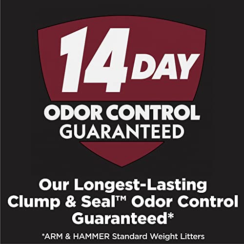 Arm & Hammer Clump & Seal Platinum Multi-Cat Complete Odor Sealing Clumping Cat Litter, 14 Days Of Odor Control 18Lb, Online Exclusive Formula #TOP1