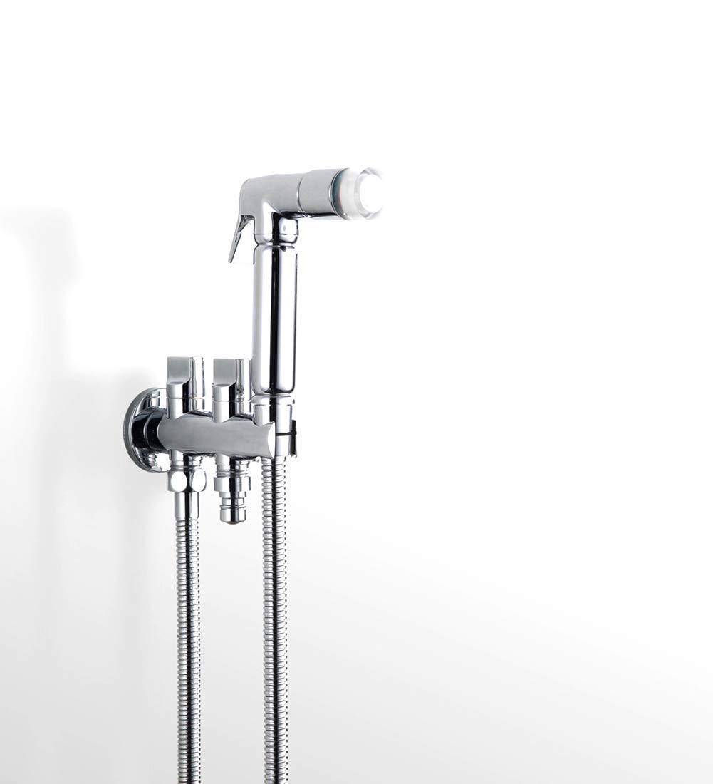 Robinet avec eau à une main et fixation de pulvérisation en acier inoxydable WC