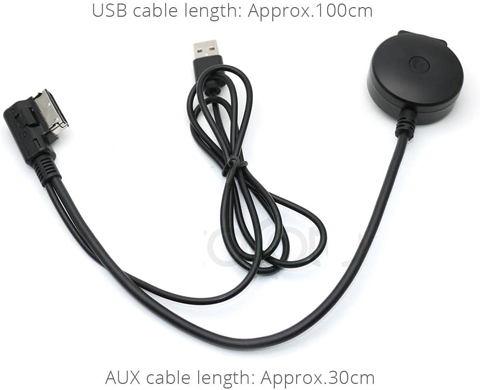 Bluetooth Receiver Car Kit Compatible with Audi A3 A4 A5 A6 A7 S3 S4 Q3 Q5 Q7,Wireless Music Interface AMI MMI Adapter,Premium CSR Chipset HiFi Sound,Compatible with iPhone iPod Android 2G