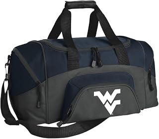 SMALL West Virginia University Gym Bag Deluxe WVU Carryon Travel Duffel Bag