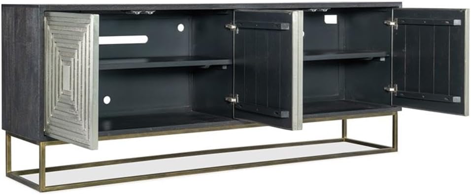 Hooker Furniture Commerce and Market Dimensions Wood Credenza in Black