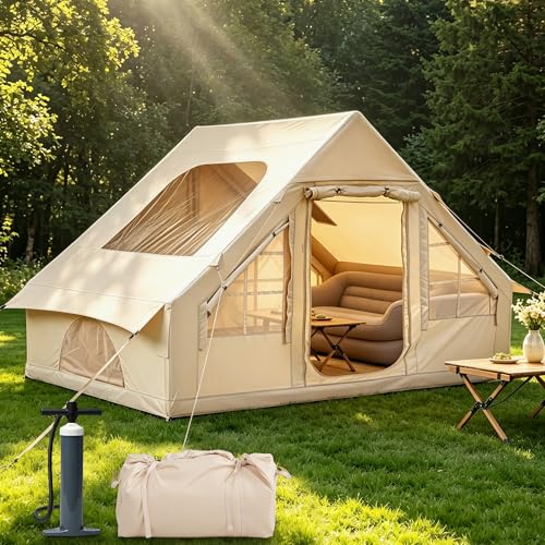 Carpa Inflable para Camping con Claraboya y Bomba 6 Personas miniatura 1