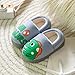 UKKO Chaussons Pantoufles pour Enfants, Chaussures D'Intérieur des Garçons, Pantoufles, Chaises Chaudes À Domicile d'hiver-2084-Hui,26-27
