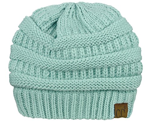 Image of Cambridge Select Thick Slouchy Knit Oversized Beanie Cap Hat