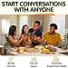 200 Icebreaker Conversation Cards - Improve Your Small Talk & Make Deep Connections - Perfect for Parties, Gatherings & More - Always Have Something to Say - Discuss Fun Questions & Interesting Topics
