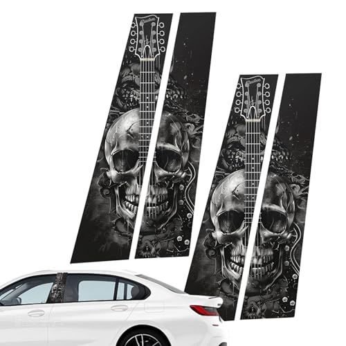 Pegatina para coche B-Pillar | Halloween impermeable autoadhesiva, autoadhesiva, 1 par, protección solar