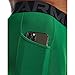Under Armour Men's HeatGear Armour Leggings, (305) Team Kelly Green / / White, Medium