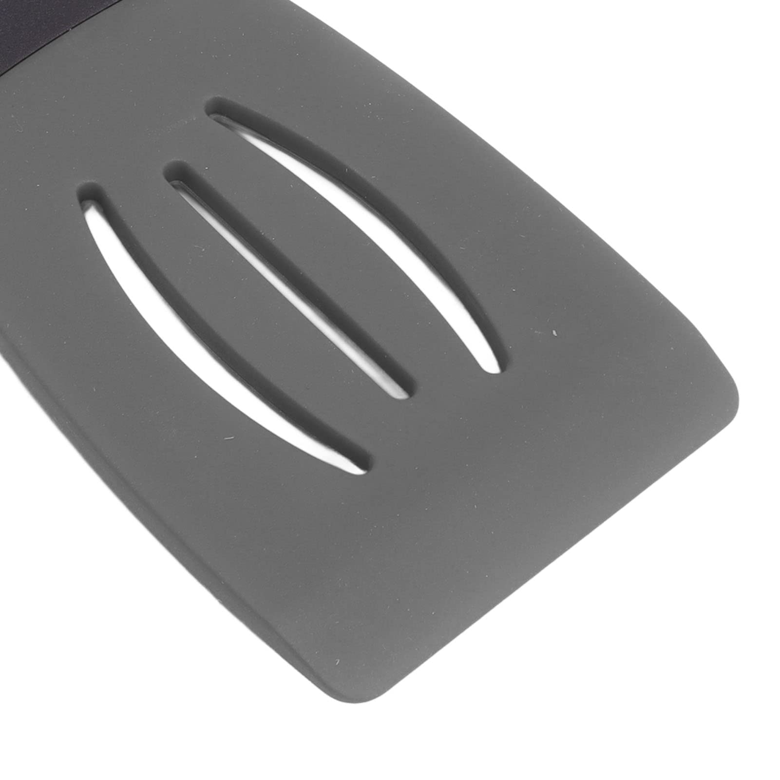 SIXRUN Küchenzange, Silikon-Grillzange mit Verriegelungsdesign, 446 °F Hitzebeständige Spitzen, 3-in-1-Wender-Clip für Zuhause, Küche, Restaurant, Grillen, Backen, Braten (Grau schwarz)