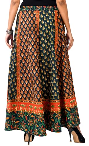 Image of Premium Cotton Skirt for Women with Pocket, Free Size