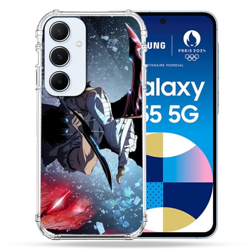Coque Samsung Galaxy A55 5G Solo Leveling Sung Epee pour protéger votre mobile au quotidien