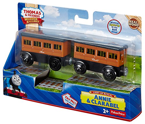 Thomas & Friends Wooden Railway, Light-up Reveal Annie & Clarabel - Thumbnail 5